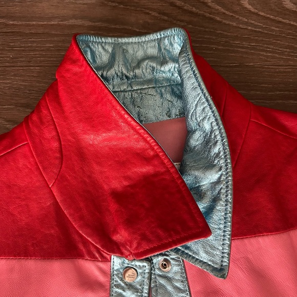 THE MIGHTY COMPANY genuine leather bomber jacket - Picture 9 of 12